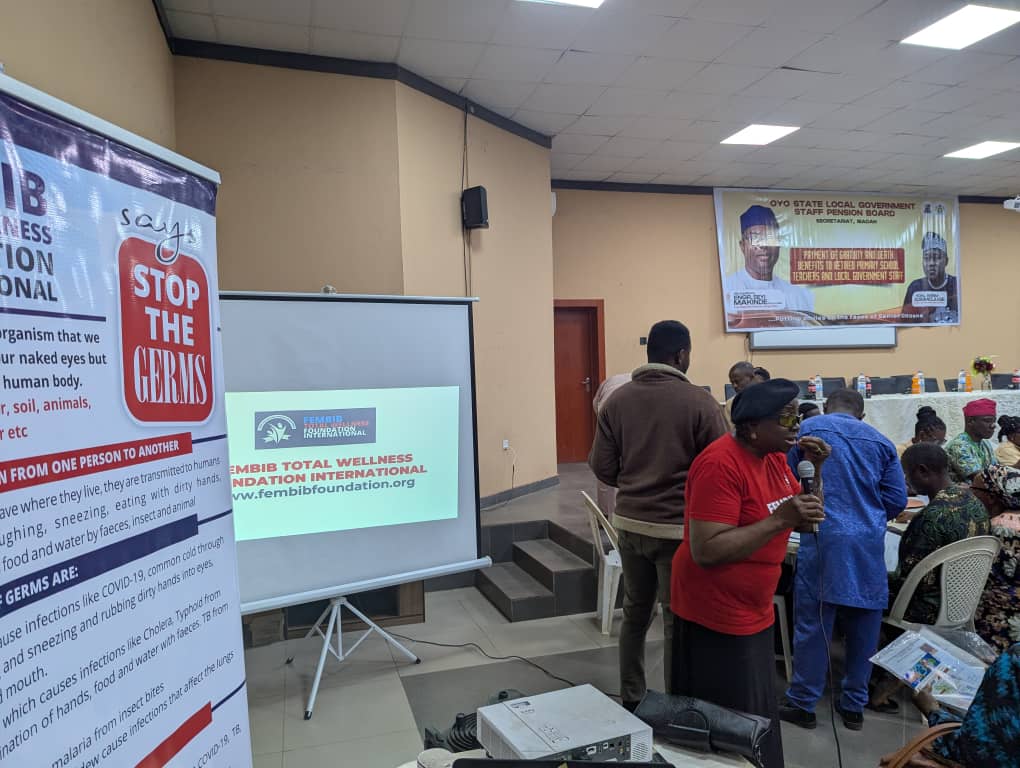 Speaker addressing participants during awareness programme.